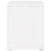 Filing Cabinet with 5 Drawers Metal 28x35x35 cm White