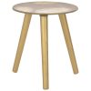 Nesting Side Tables 2 pcs Gold 40×45 cm/30×40 cm MDF