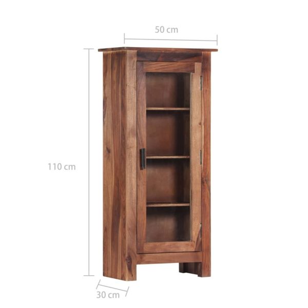 Highboard 50x30x110 cm Solid Sheesham Wood