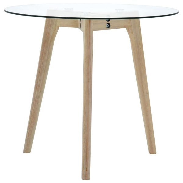 Tamiami Side Table Set 2 pcs Tempered Glass