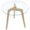 Tamiami Side Table Set 2 pcs Tempered Glass