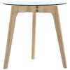Tamiami Side Table Set 2 pcs Tempered Glass