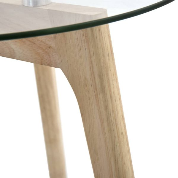 Tamiami Side Table Set 2 pcs Tempered Glass