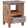 Vero Bedside Cabinet 41x30x50 cm Solid Reclaimed Wood