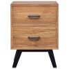 Allestree Bedside Cabinet 40x35x55 cm Solid Teak