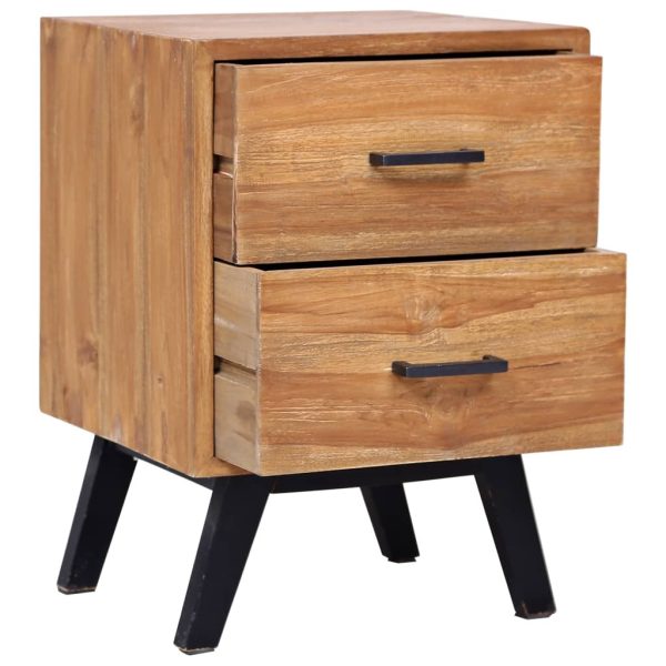 Allestree Bedside Cabinet 40x35x55 cm Solid Teak