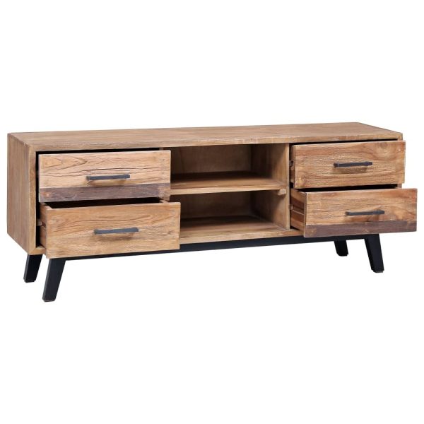 Halewood TV Cabinet 120x30x45 cm Solid Teak
