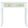 Console Table White 80x40x74 cm Wood
