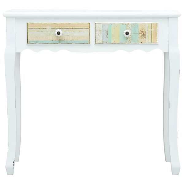 Console Table White 80x40x74 cm Wood
