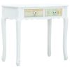 Console Table White 80x40x74 cm Wood