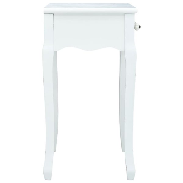 Console Table White 80x40x74 cm Wood