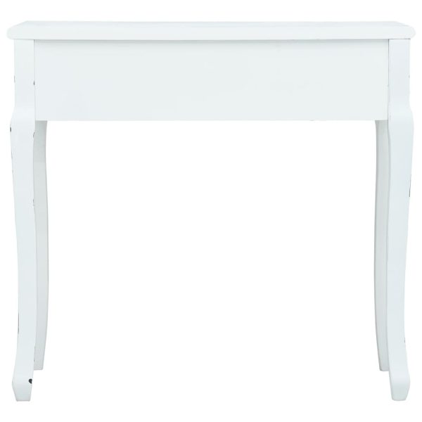 Console Table White 80x40x74 cm Wood