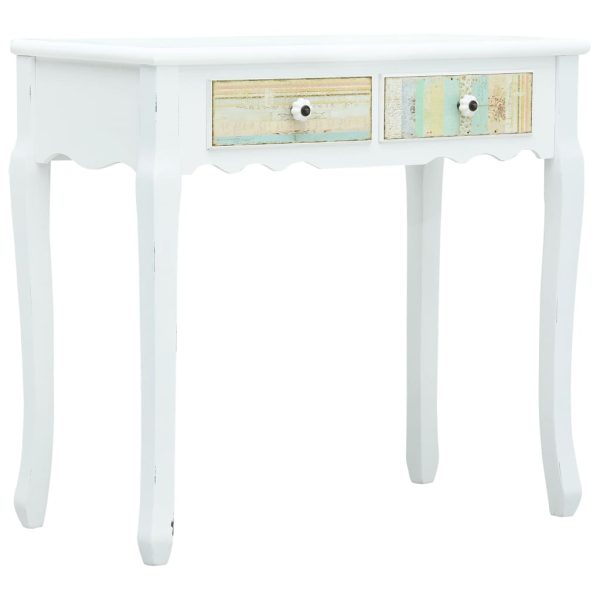 Console Table White 80x40x74 cm Wood