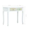 Console Table White 80x40x74 cm Wood