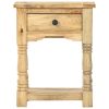 Clemmons Bedside Cabinet 40x35x50 cm Solid Mango Wood