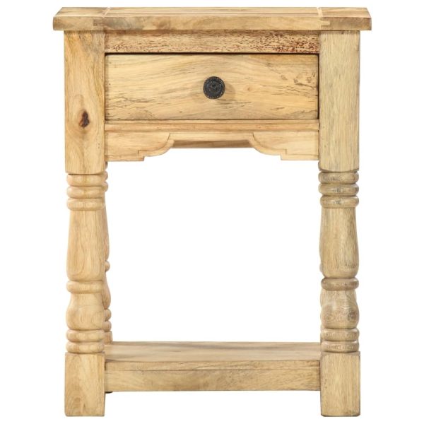 Clemmons Bedside Cabinet 40x35x50 cm Solid Mango Wood