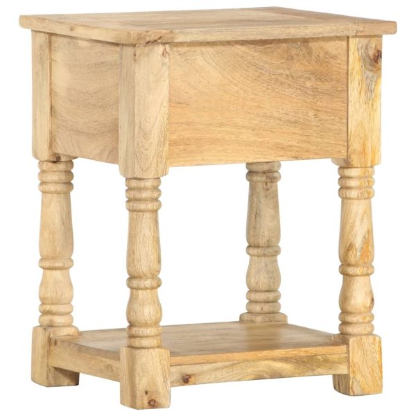 Clemmons Bedside Cabinet 40x35x50 cm Solid Mango Wood