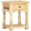 Clemmons Bedside Cabinet 40x35x50 cm Solid Mango Wood