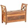 Hall Bench 103x33x72 cm Solid Reclaimed Wood