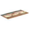 Rectangular Table Top 60×120 cm 25-27 mm Solid Reclaimed Wood