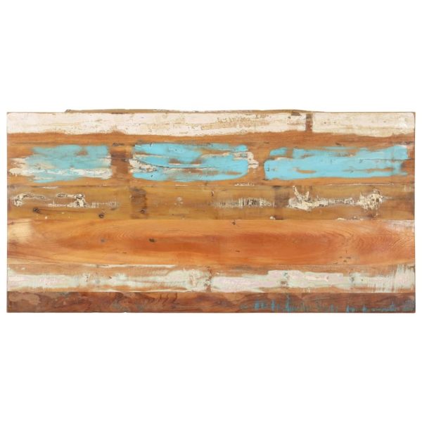 Rectangular Table Top 60×120 cm 25-27 mm Solid Reclaimed Wood