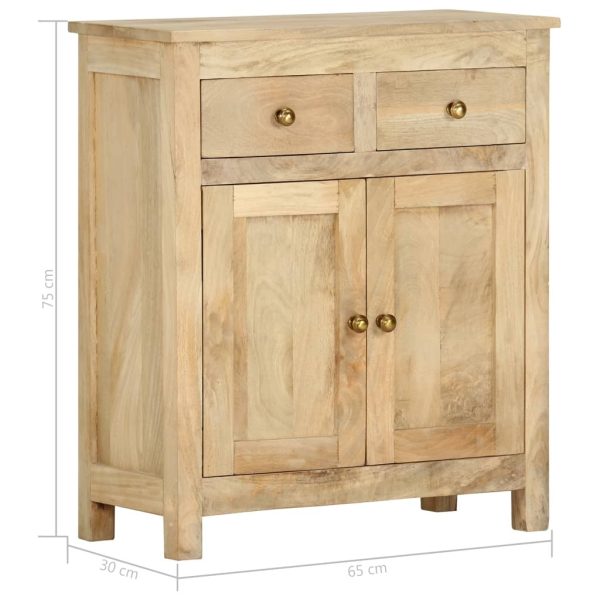 Side Cabinet 65x30x75 cm Solid Mango Wood