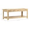 Coffee Table 110x50x45 cm Hand Painted Solid Mango Wood