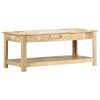 Coffee Table 110x50x45 cm Hand Painted Solid Mango Wood
