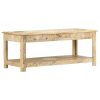 Coffee Table 110x50x45 cm Hand Painted Solid Mango Wood