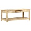 Coffee Table 110x50x45 cm Hand Painted Solid Mango Wood