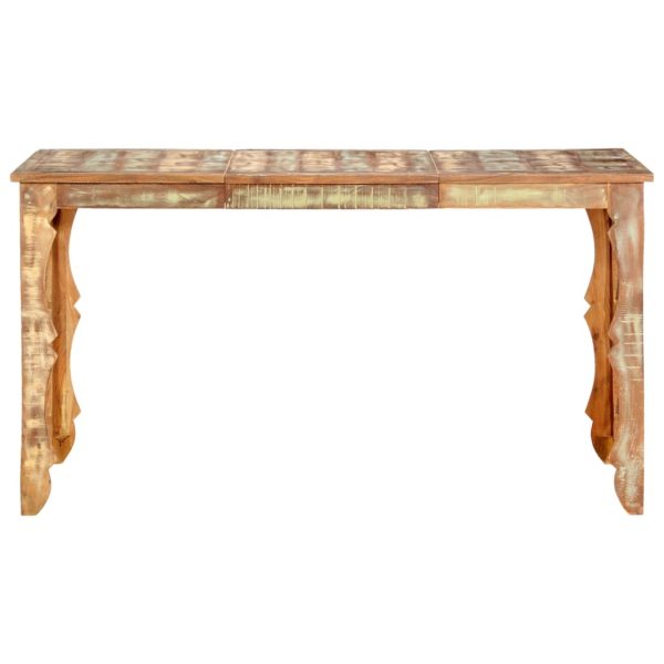 Dining Table 140x70x76 cm Solid Wood Reclaimed