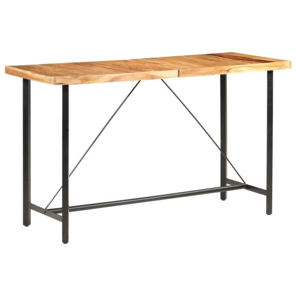 Bar Table 180x70x107 cm – Solid Acacia Wood
