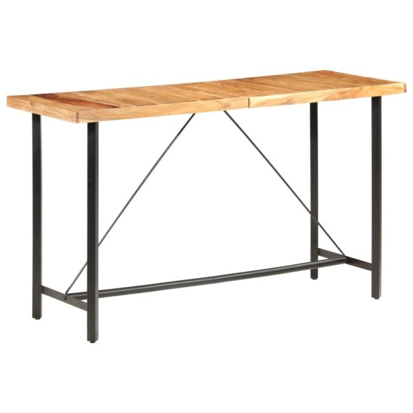 Bar Table 180x70x107 cm – Solid Acacia Wood