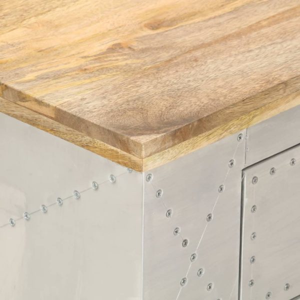 Aviator Coffee Table 100x50x36 cm Solid Mango Wood