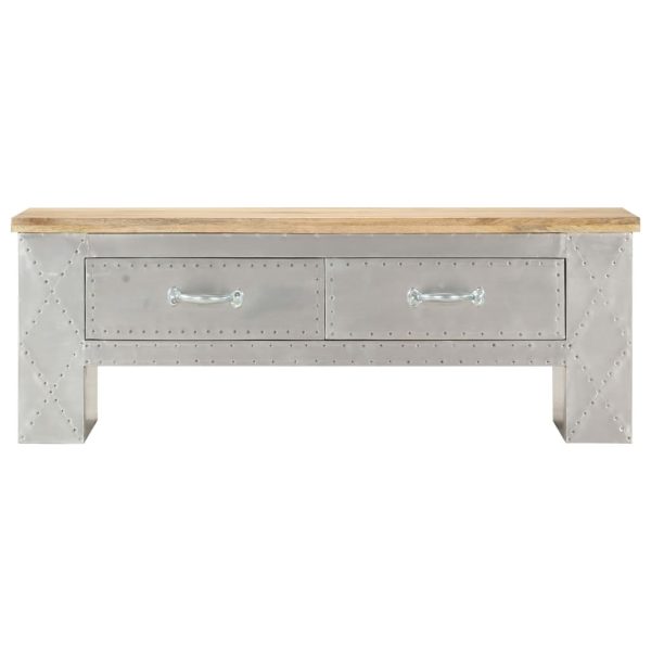 Aviator Coffee Table 100x50x36 cm Solid Mango Wood