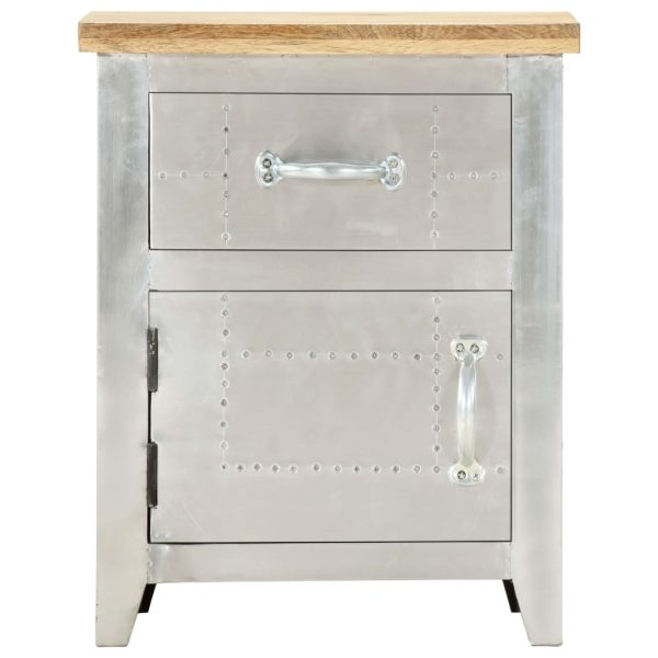 Prairie Aviator Bedside Cabinet 40x30x50 cm Solid Mango Wood