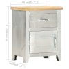 Prairie Aviator Bedside Cabinet 40x30x50 cm Solid Mango Wood