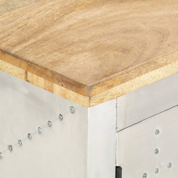 Erlanger Aviator TV Cabinet 120x30x40 cm Solid Mango Wood