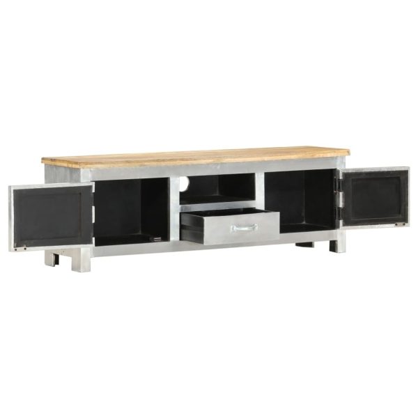 Erlanger Aviator TV Cabinet 120x30x40 cm Solid Mango Wood