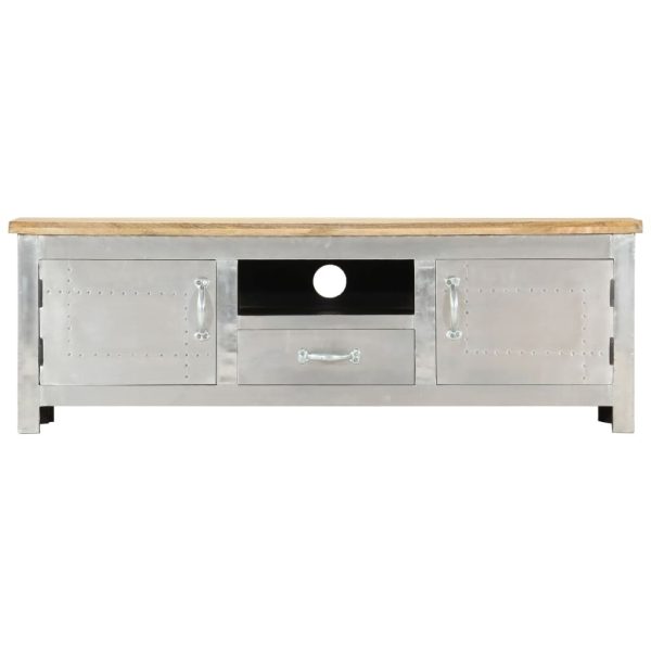 Erlanger Aviator TV Cabinet 120x30x40 cm Solid Mango Wood