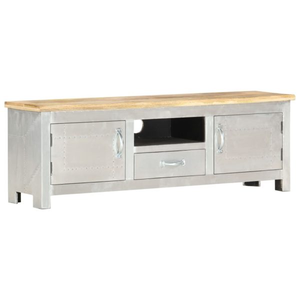 Erlanger Aviator TV Cabinet 120x30x40 cm Solid Mango Wood