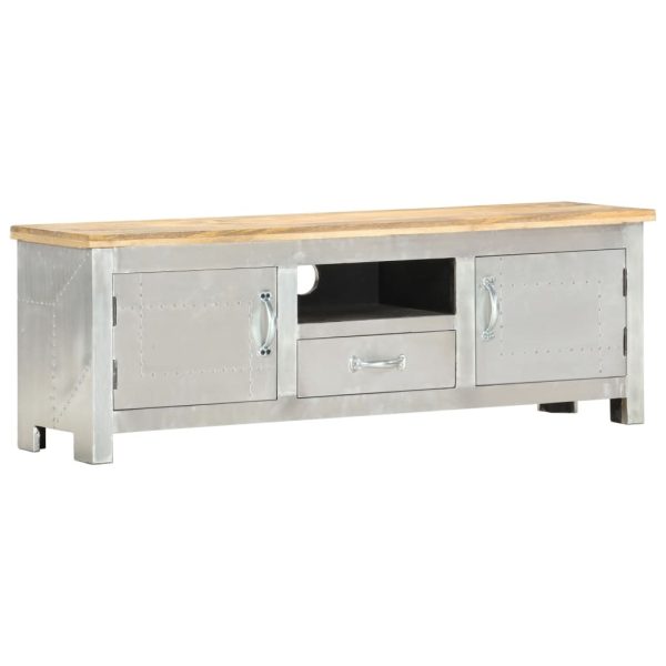 Erlanger Aviator TV Cabinet 120x30x40 cm Solid Mango Wood