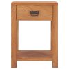 Norwood Bedside Cabinet 35x35x50 cm Solid Teak Wood
