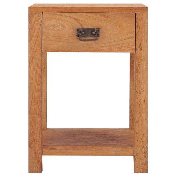 Norwood Bedside Cabinet 35x35x50 cm Solid Teak Wood