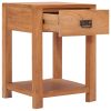 Norwood Bedside Cabinet 35x35x50 cm Solid Teak Wood