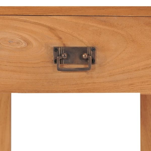 Norwood Bedside Cabinet 35x35x50 cm Solid Teak Wood
