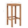 Bar Stools Solid Teak Wood – 4