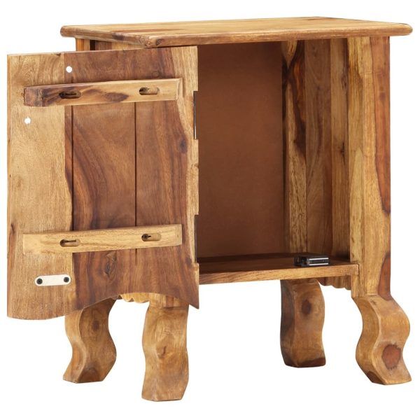 Hopkinton Bedside Cabinet 40x30x50 cm Solid Sheesham Wood