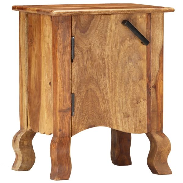 Hopkinton Bedside Cabinet 40x30x50 cm Solid Sheesham Wood