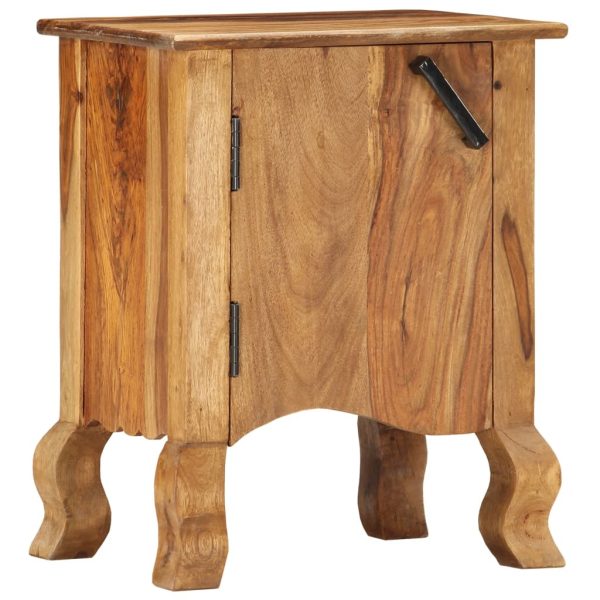 Hopkinton Bedside Cabinet 40x30x50 cm Solid Sheesham Wood